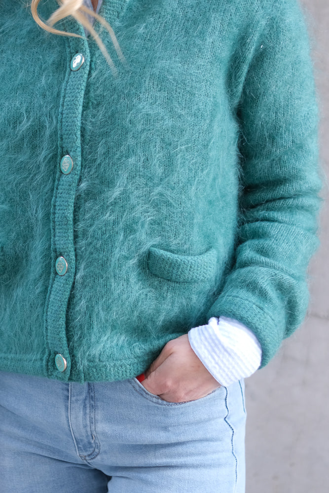 Una Chuncky Jacket Frosty Spruce