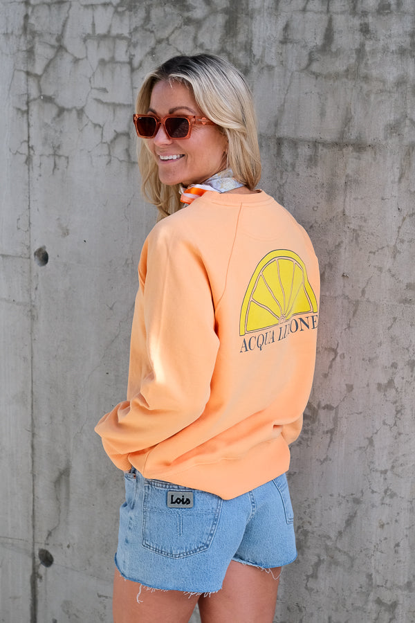College Classic Sweater Orange