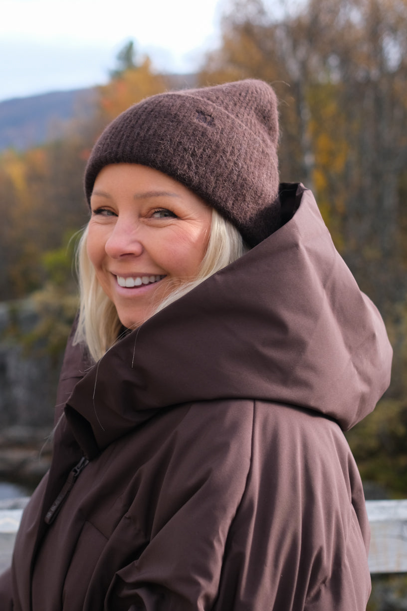 Leia Beanie Mocha Brown