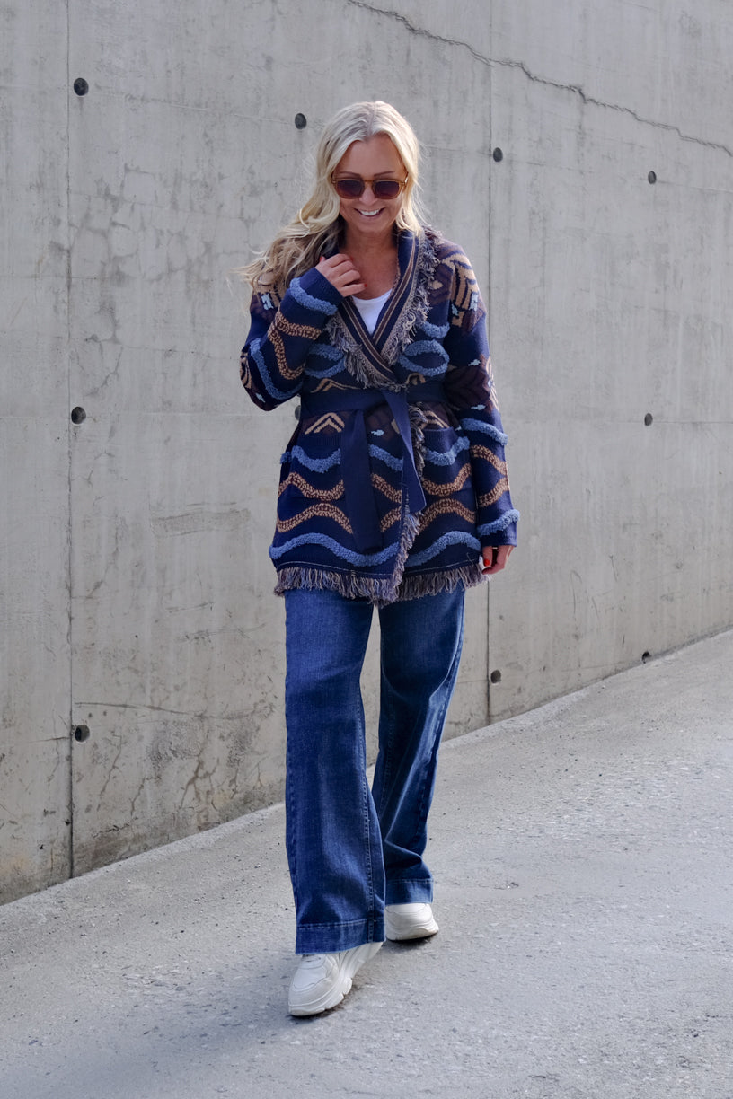Harmoni Cardigan Navy