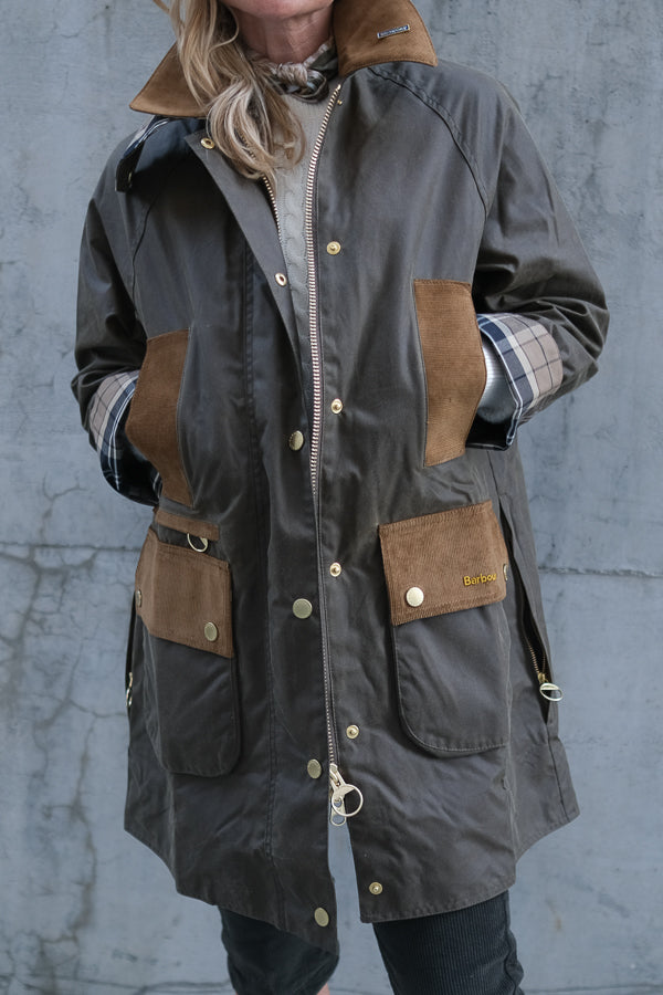 Modern Beaufort Wax Jacket Beech