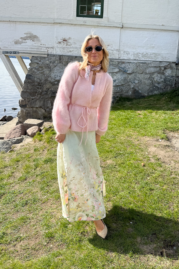 Fredrikke Chunky Cardigan Pink