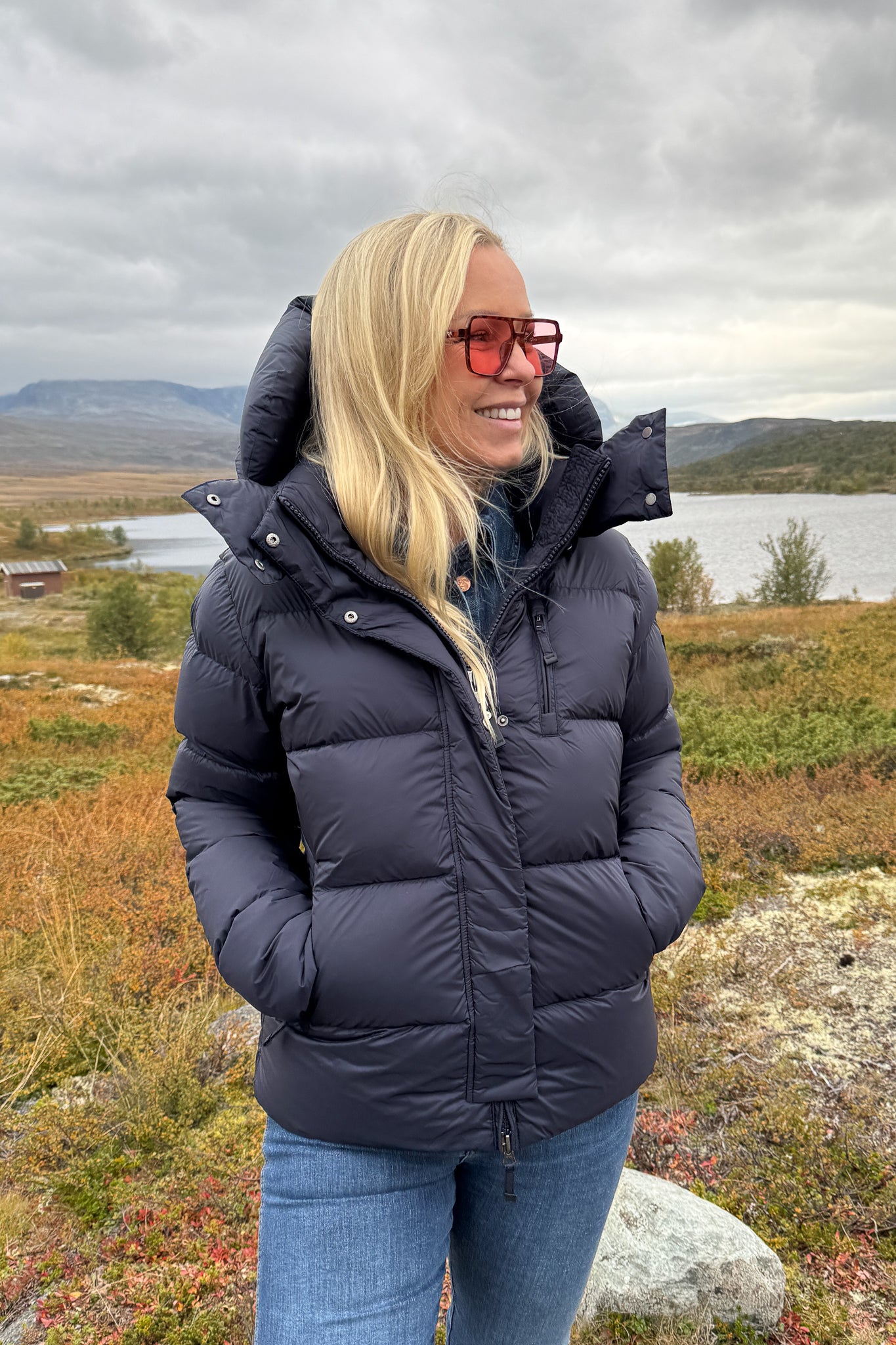 Stella Down Jacket Navy