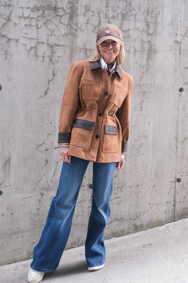 Bruna Goat Suede Mousse