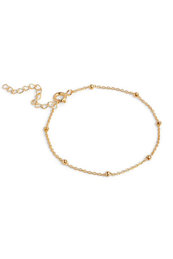 Bracelet New Beaded Chain Gold