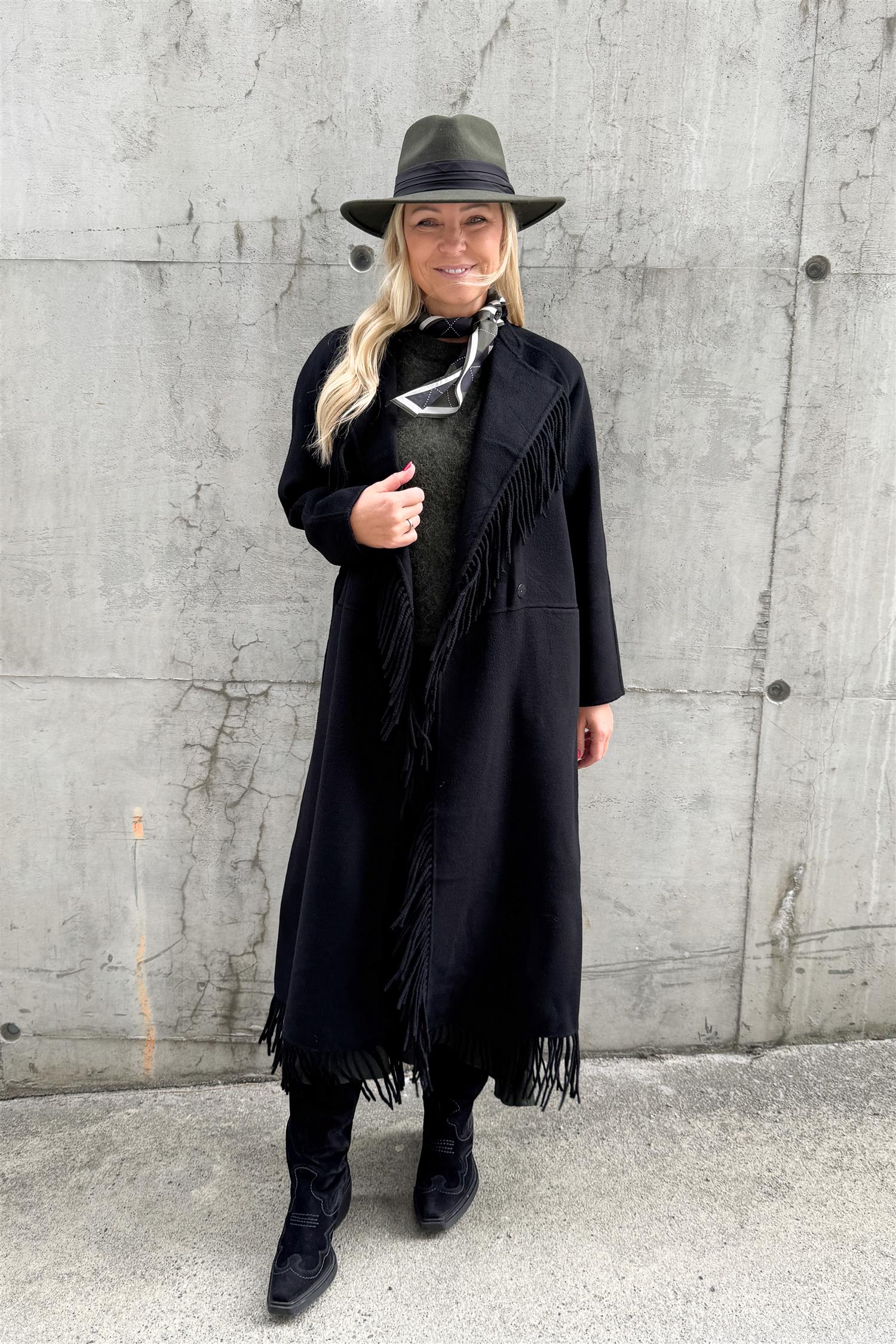 Deborah Wool Coat Black