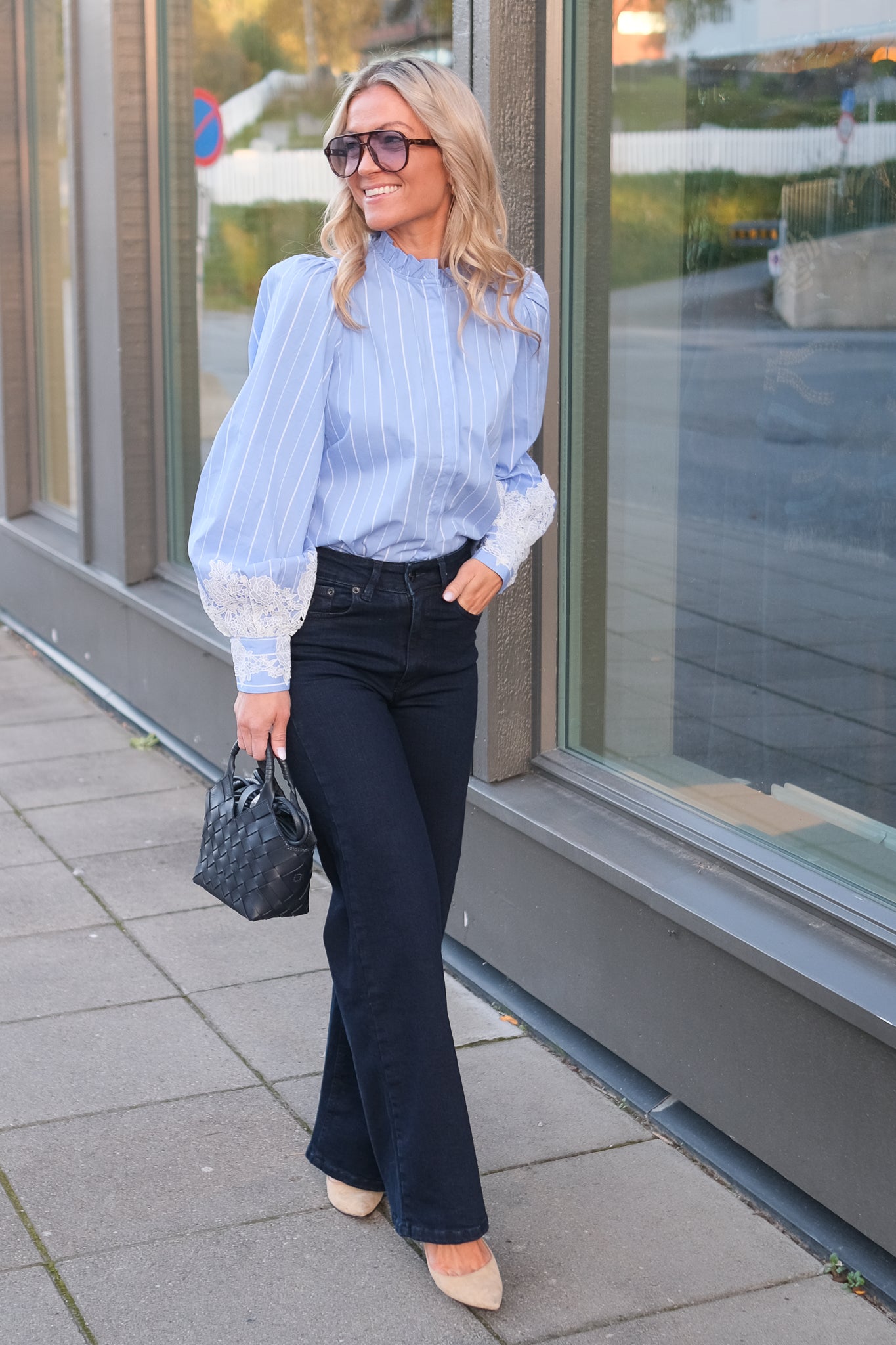 Liw Shirt Blue Striped