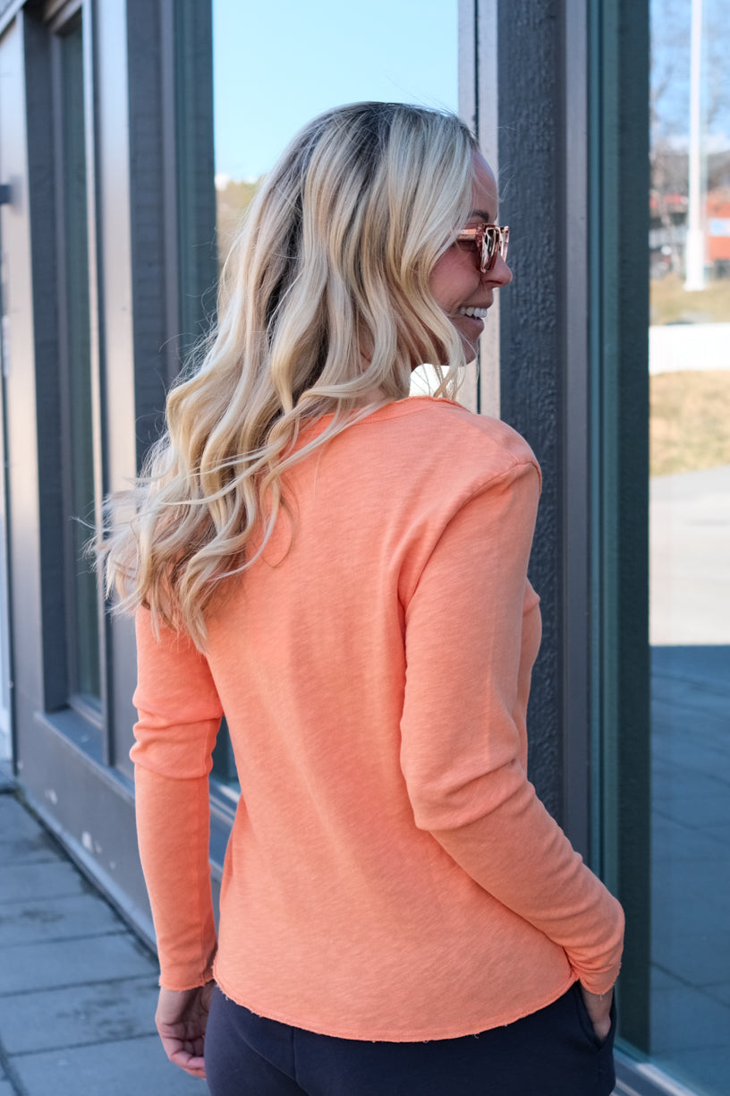 Sonoma Longsleeve Boatneck Abricotine