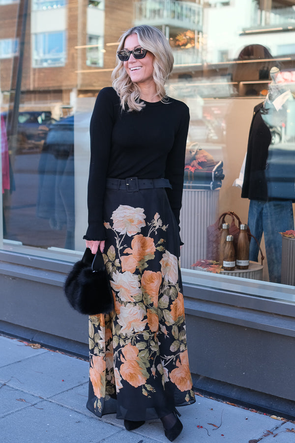 Organza Skirt Midnight Field