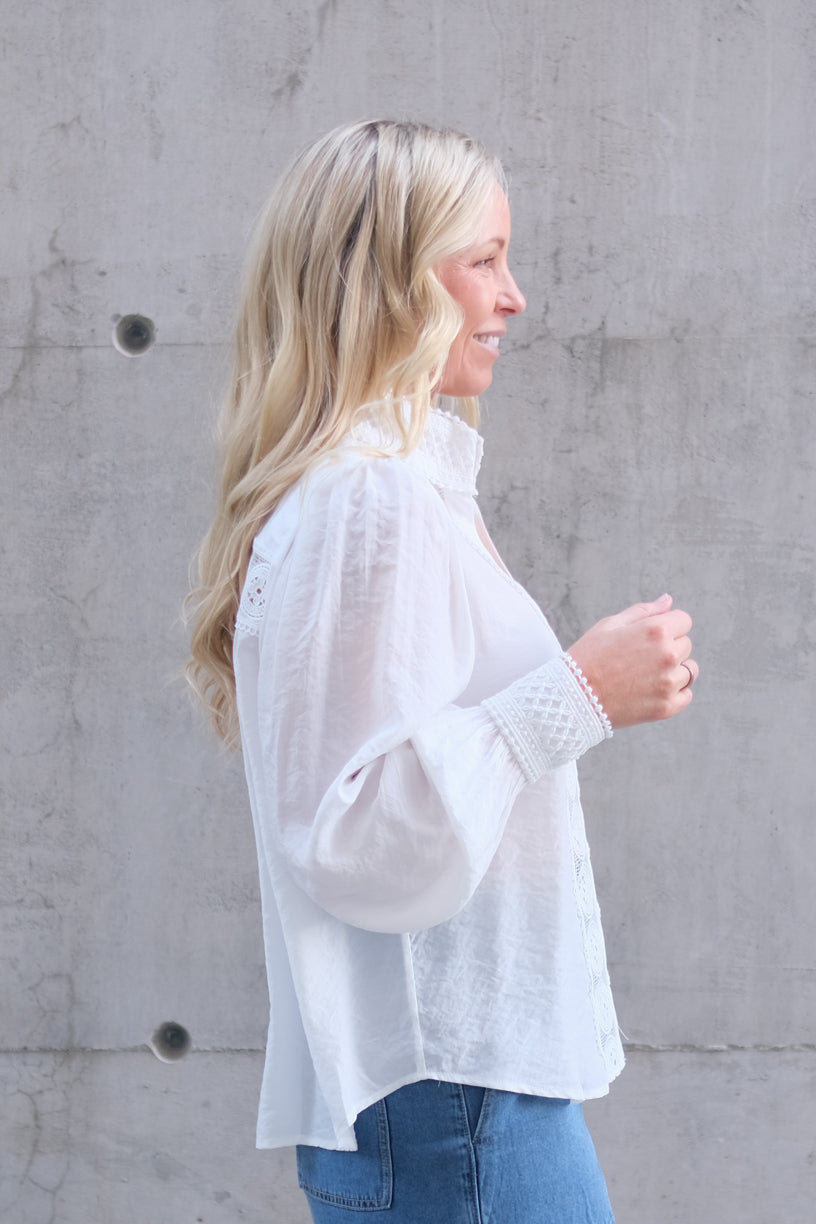 Soffy Jo Blouse Off-white