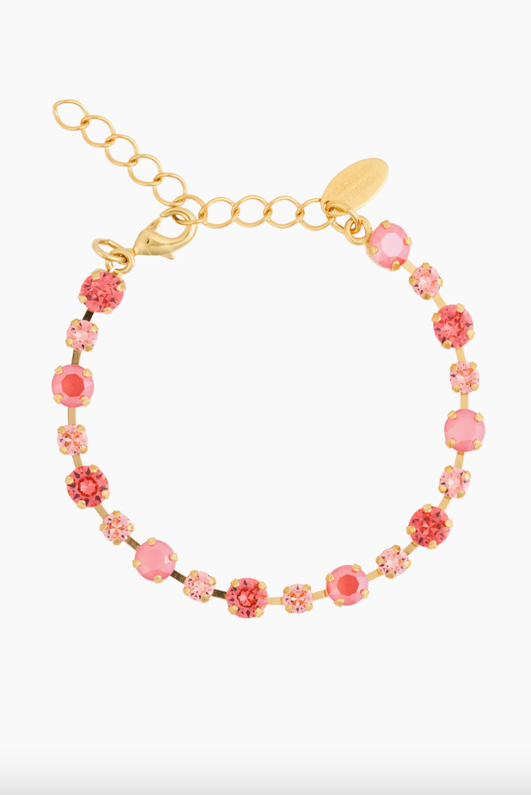 Calanthe Bracelet Gold Light Coral Combo