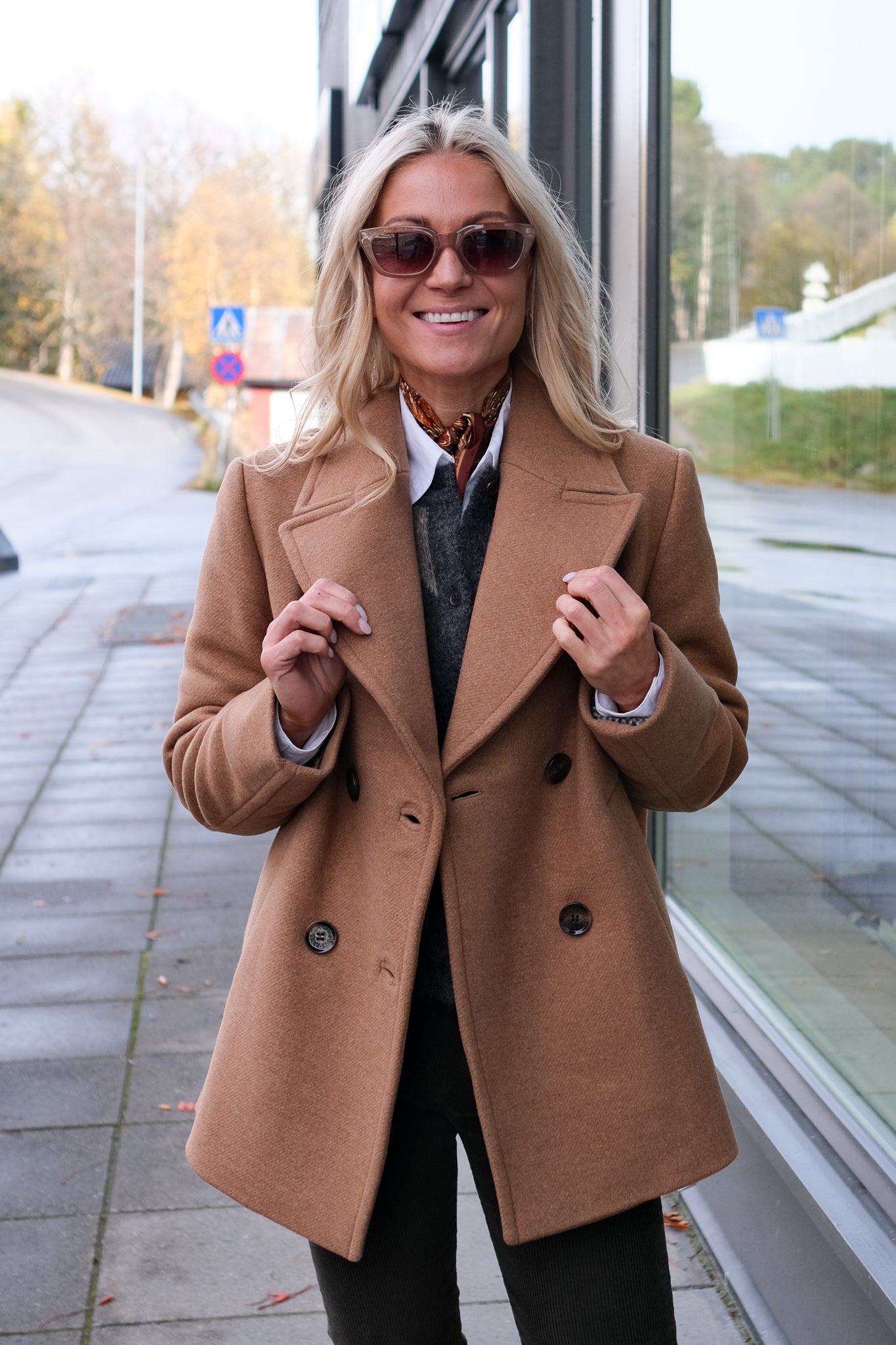 Indie Military Wool Peacoat Camel