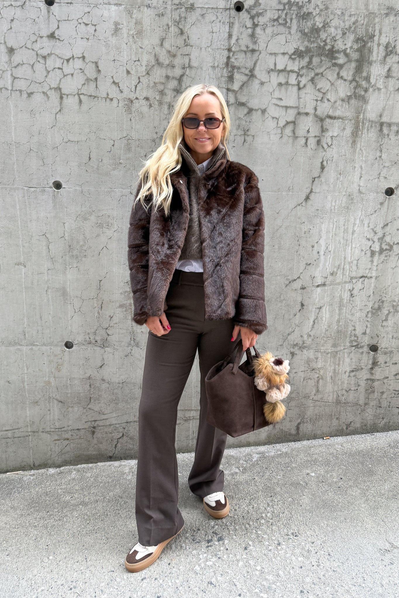 Sonja Jakke Mink Brun