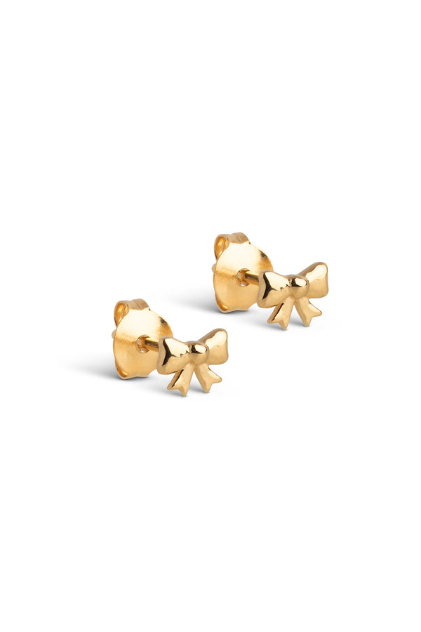 Stud Baby Bow Gold