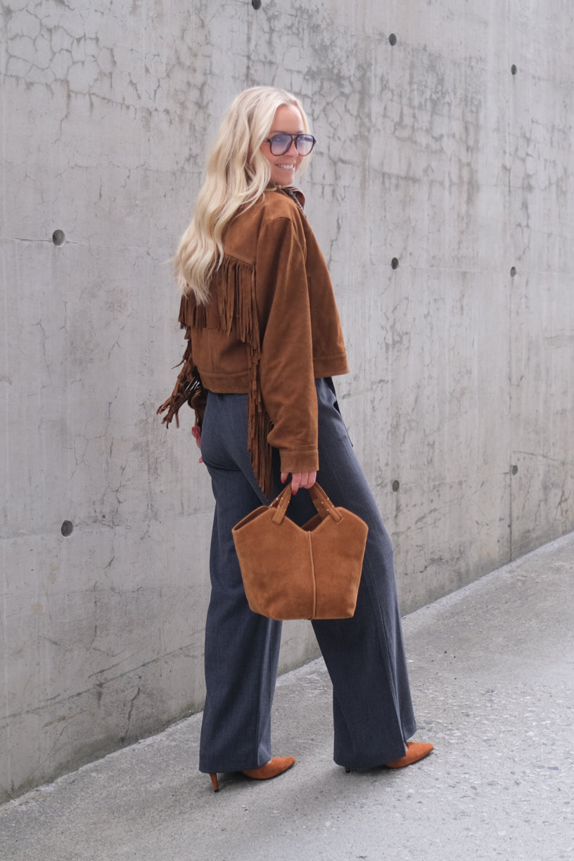 Sue Jacket Goat Suede Sturdy