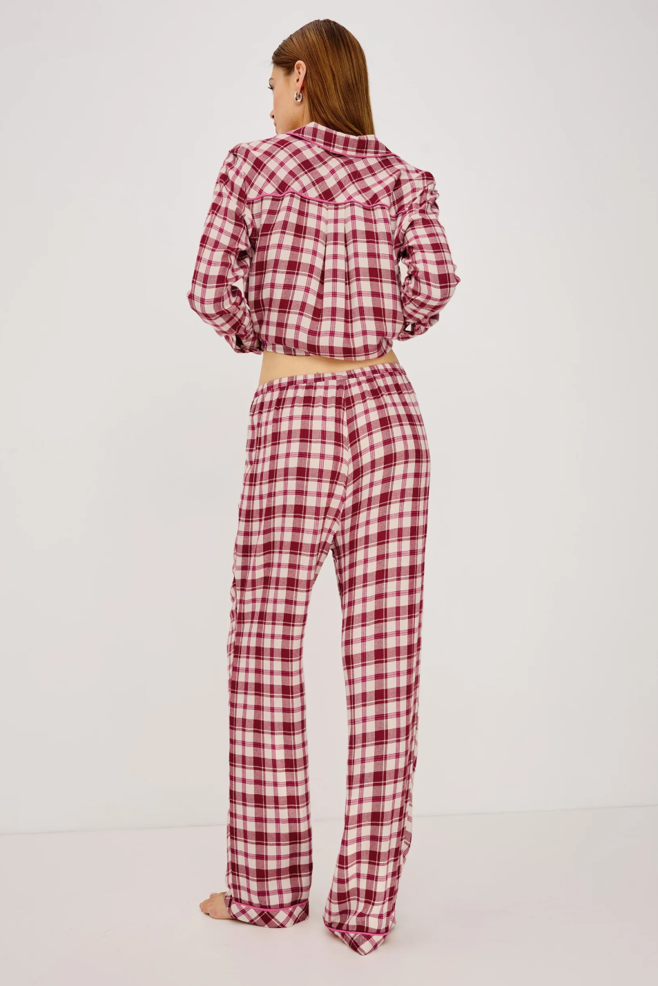 Luna Pajama Set Cardinal Rose
