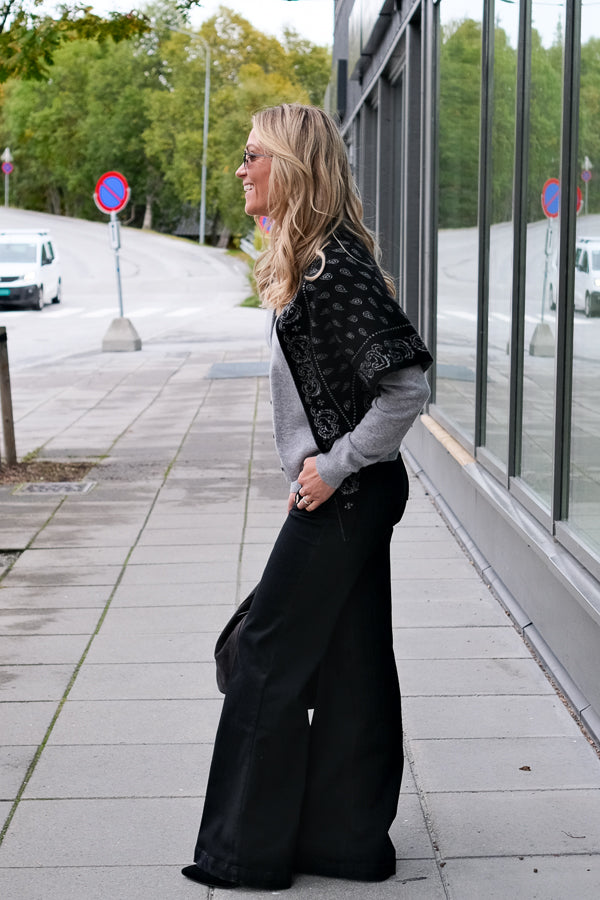 Giudith Pants A Denim Nero