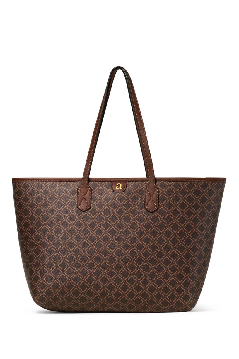 Ultimate Monogram Tote Brown