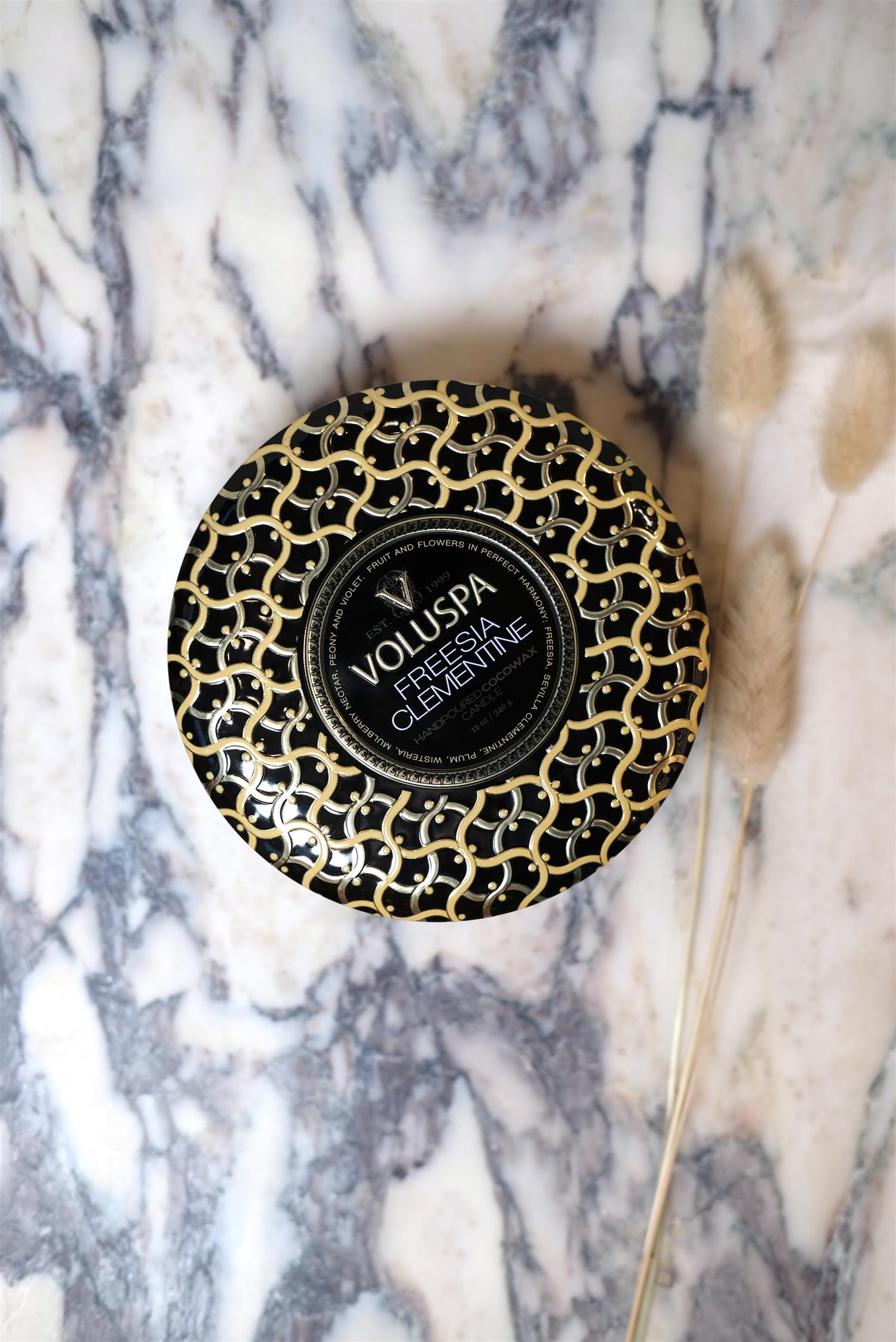 Freesia Clementine 3 Wick Tin Candle 40timer