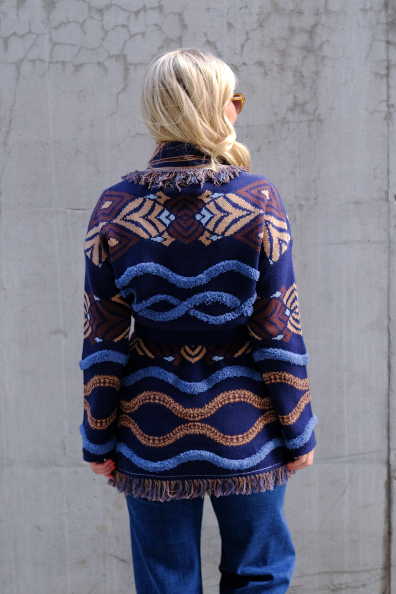 Harmoni Cardigan Navy