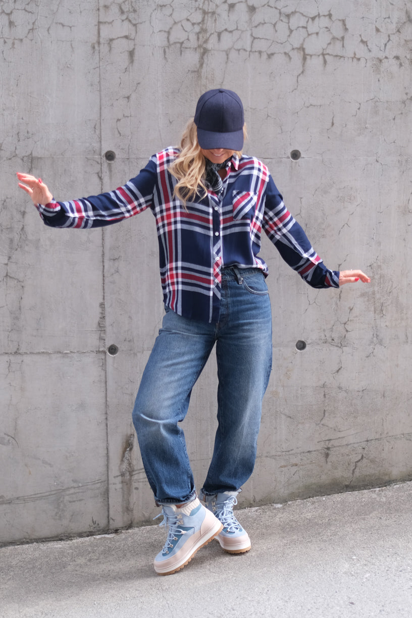Hunter Shirt Bleacher Blue