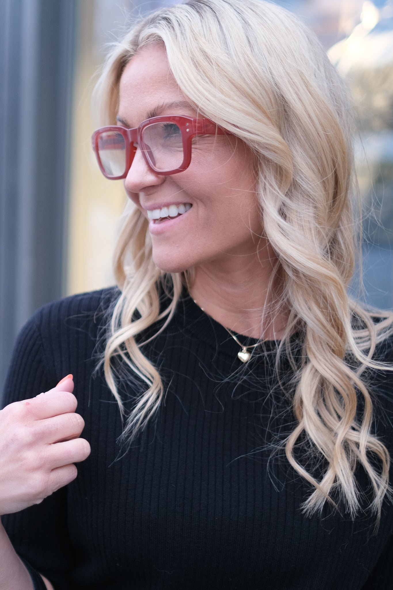 Reading Glasses #Quote Carmine Red