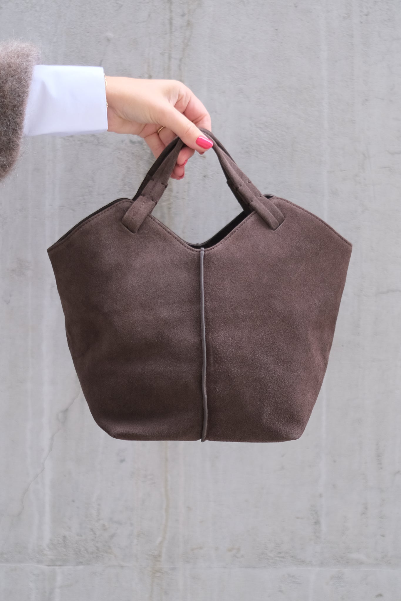 Maya Bag Suede Truffle