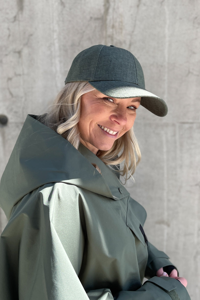 French Olive Linen