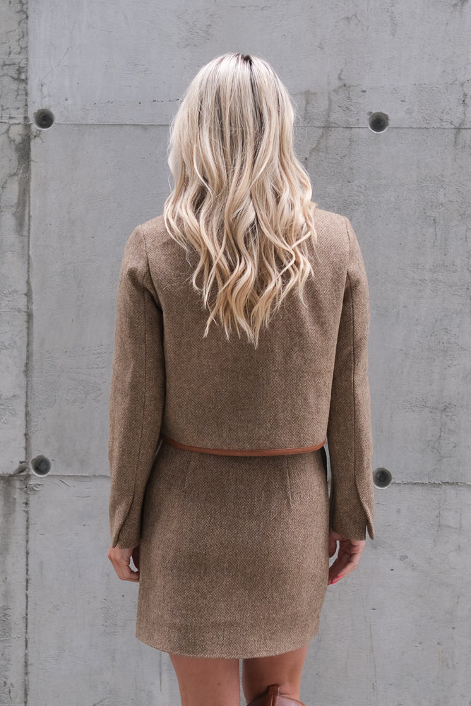 Ninette Dressed Wool Jacket Taupe