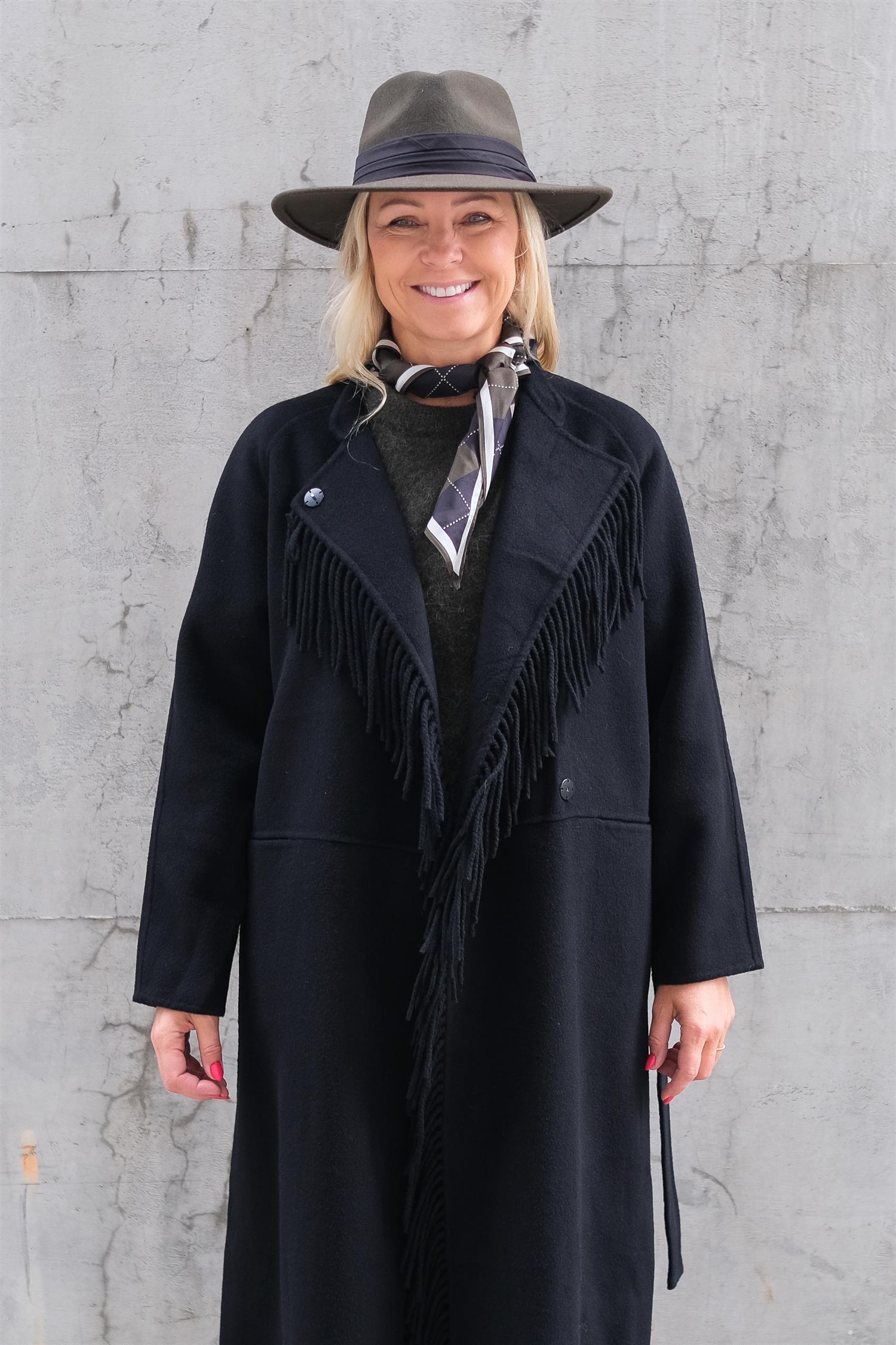 Deborah Wool Coat Black