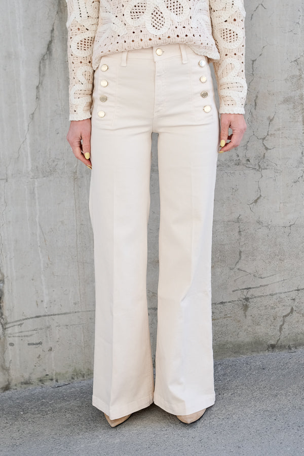 Giudith Pants Denim Vanilla