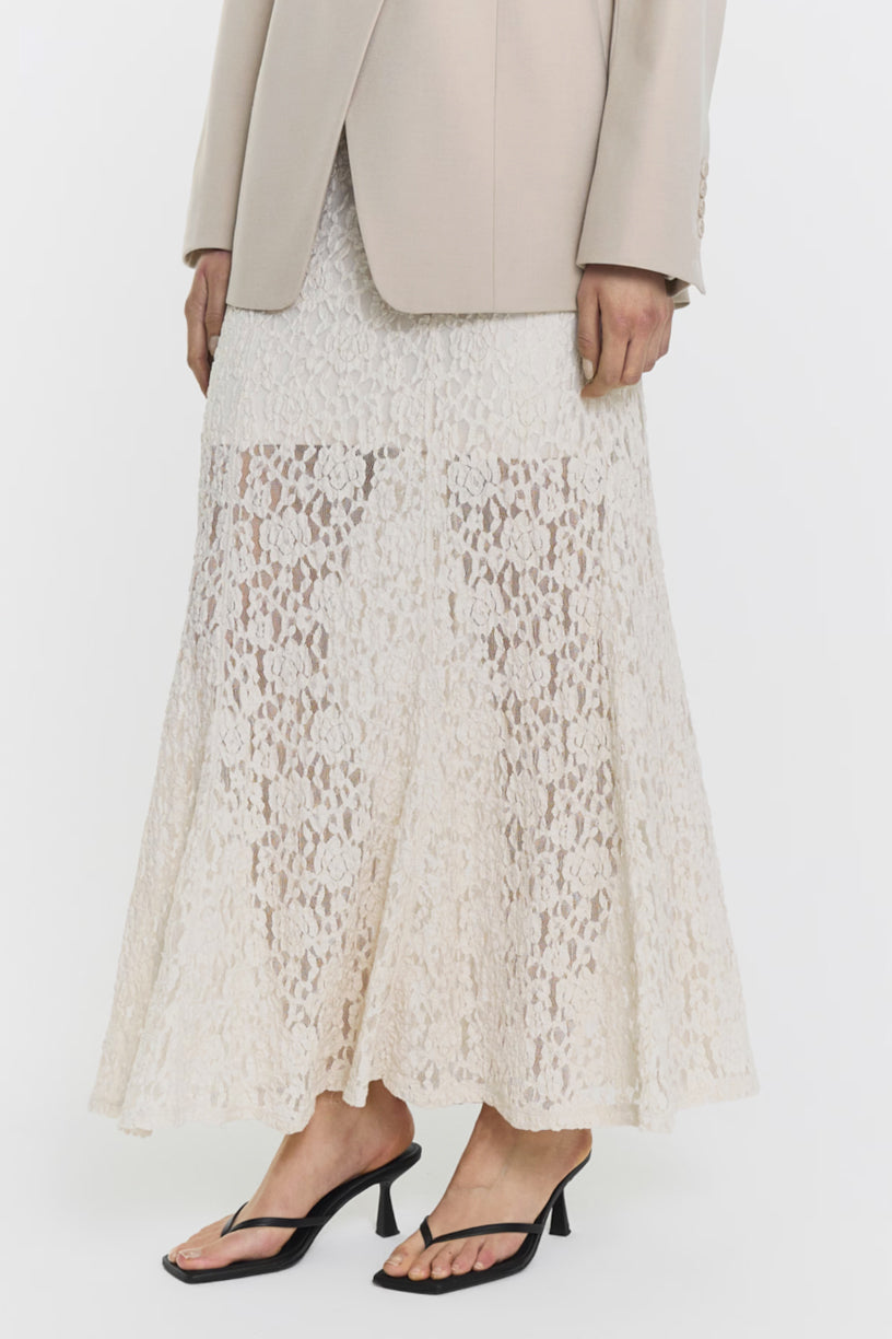 Akasha Lace Skirt Ivory
