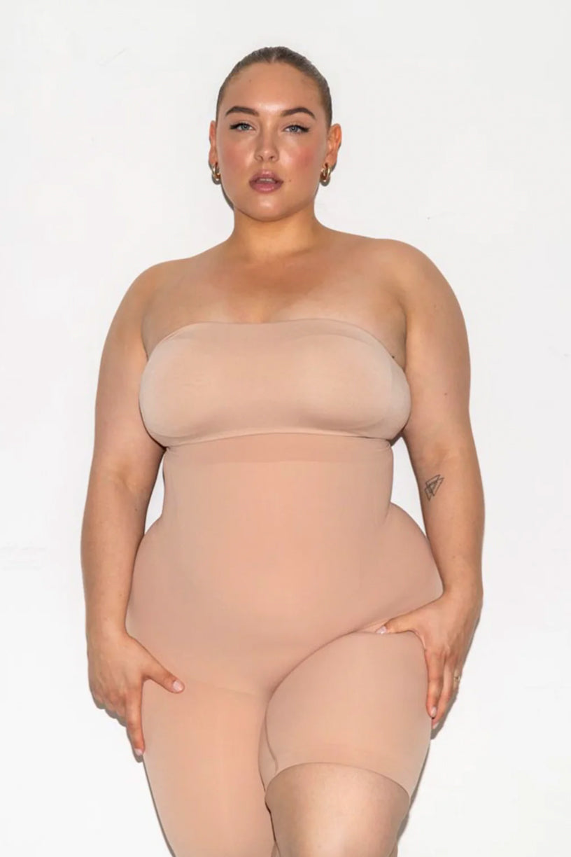 Alturra Highwaist Shaping Shorts Tan