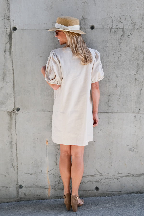 Clea Dress Beige