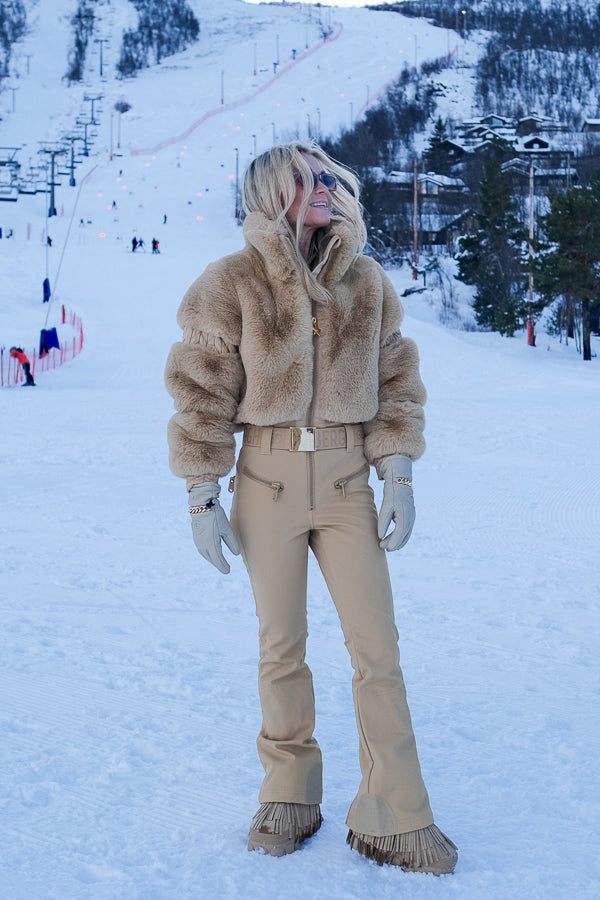 Lieke Ski Suit Caramello
