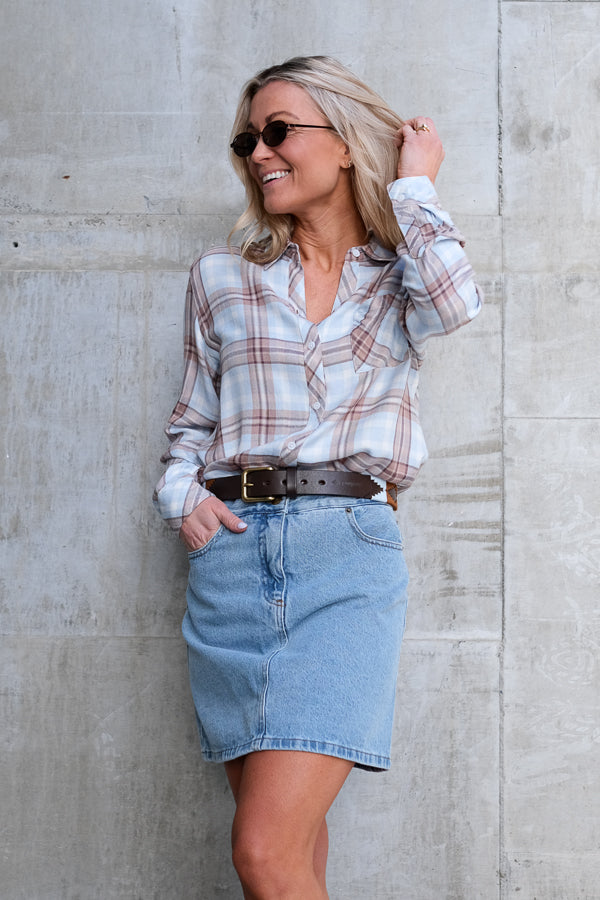 Hunter Chambray Ivory