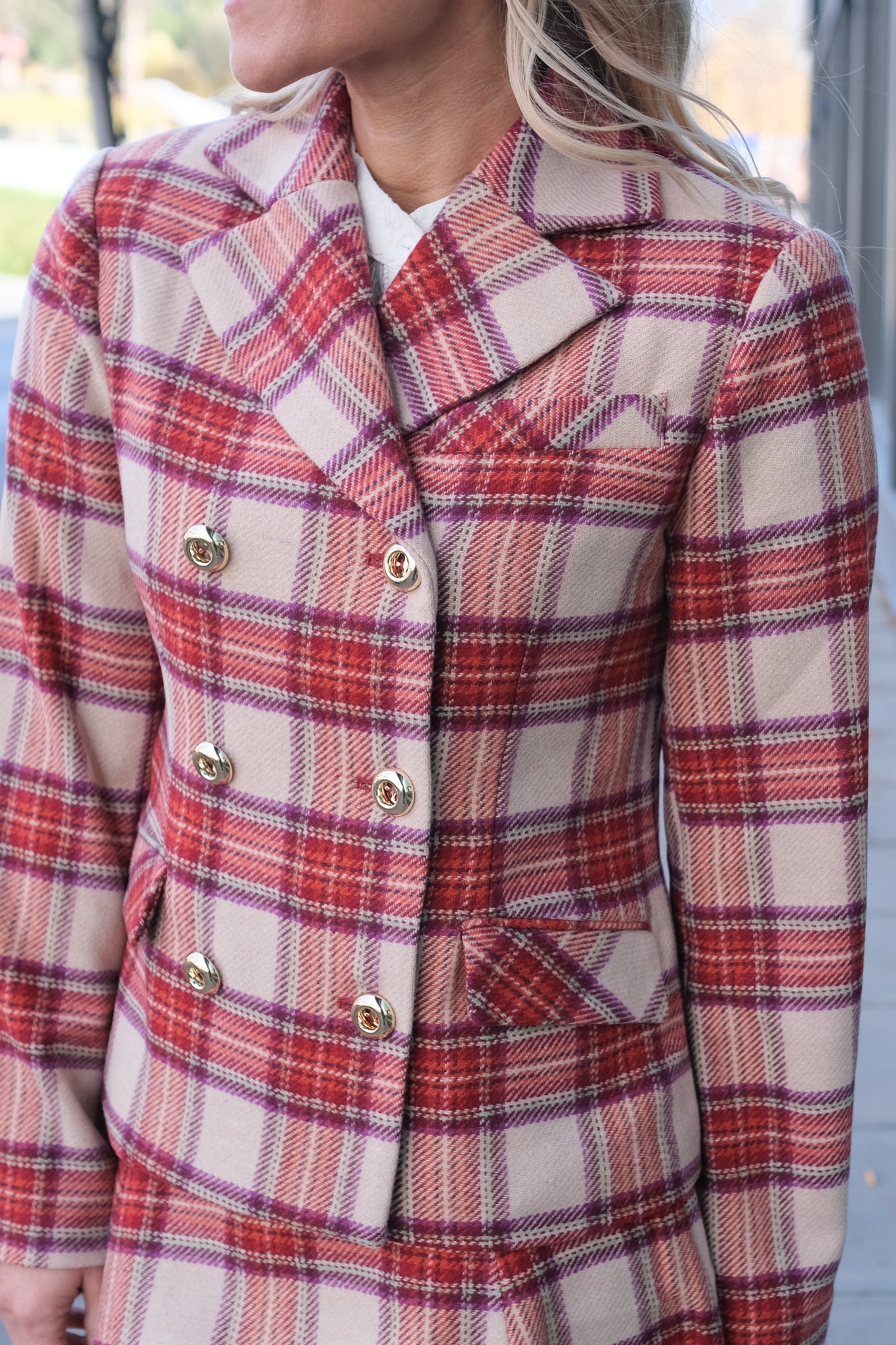 Tailored Blazer Checks