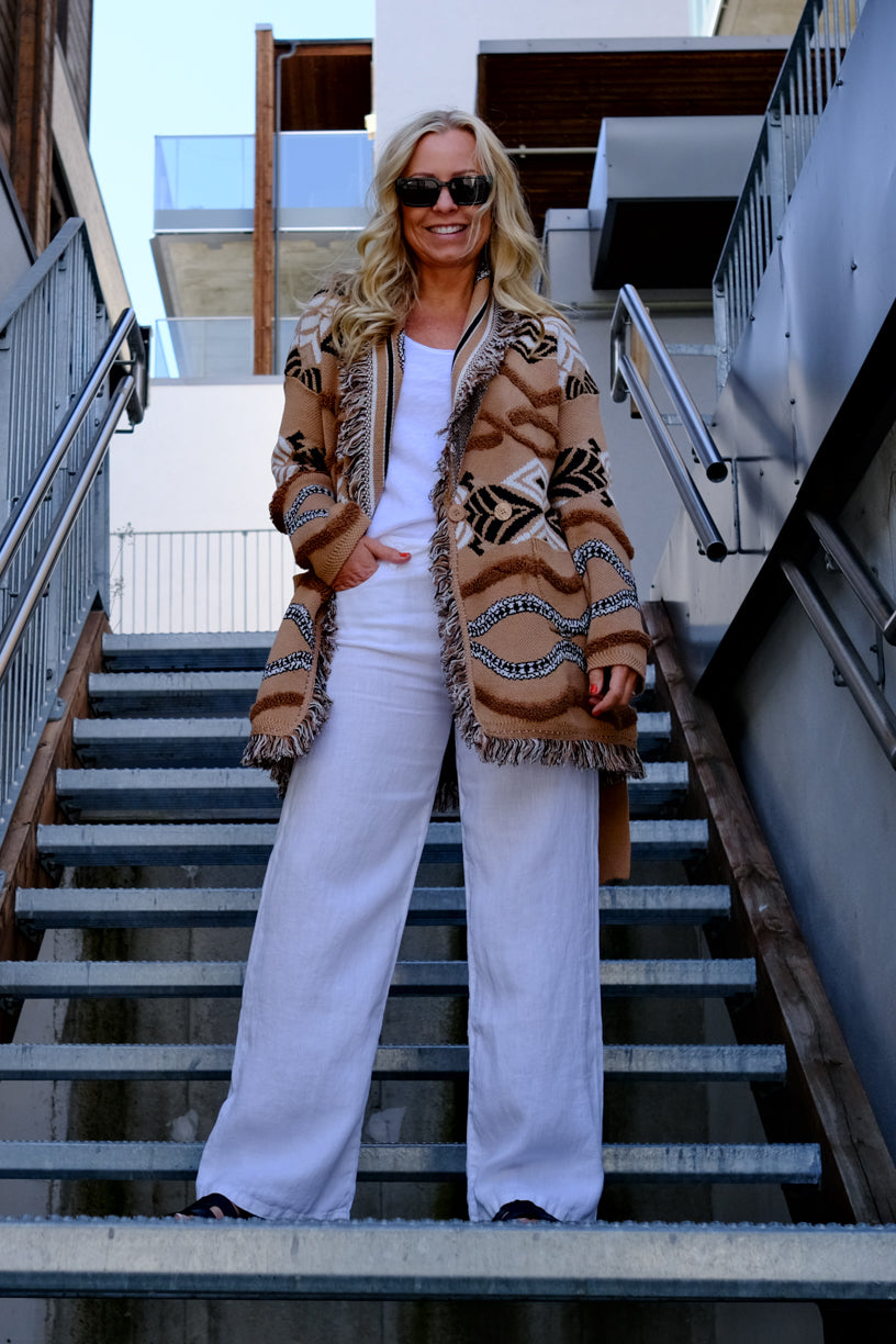 Harmoni Cardigan Camel
