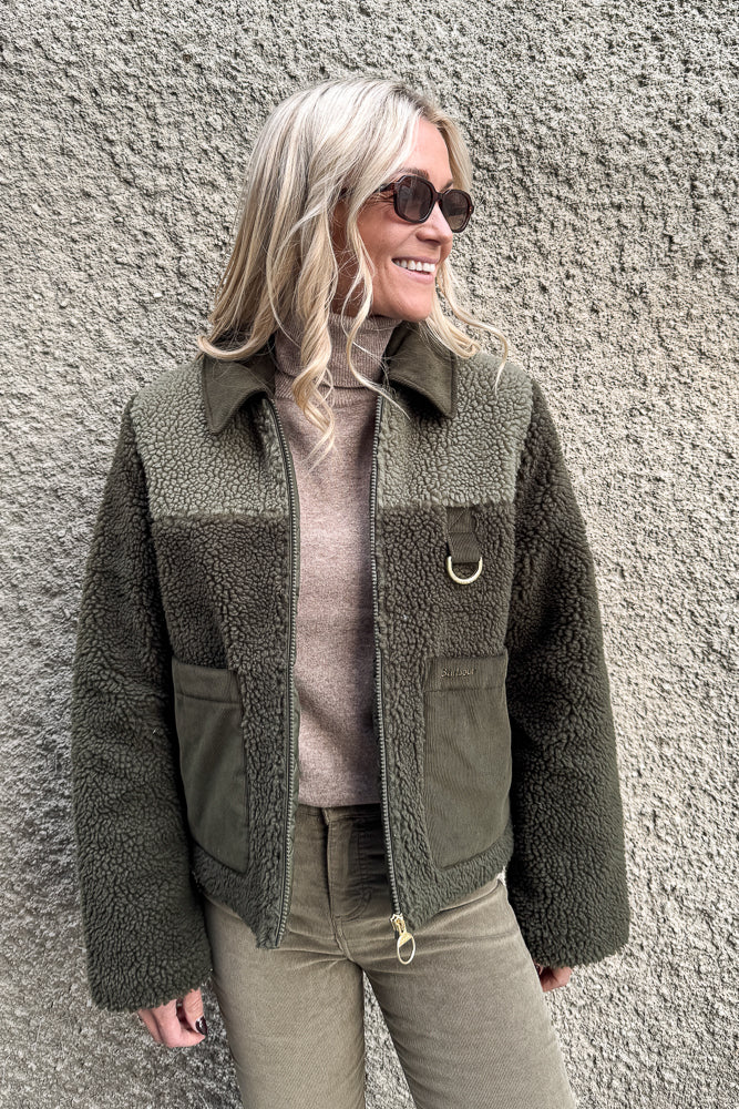 Malena Fleece Jacket Olive