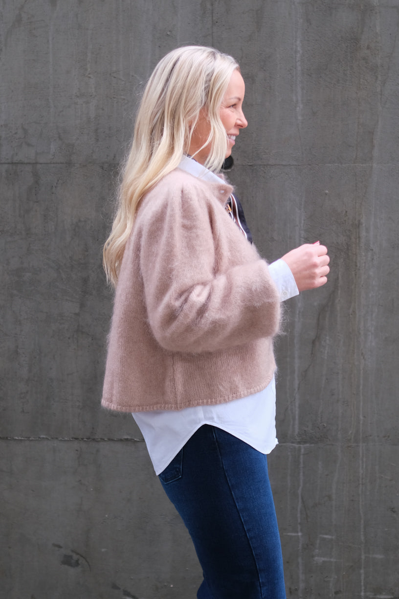 Amelia Chunky Cardigan Hazel Beige