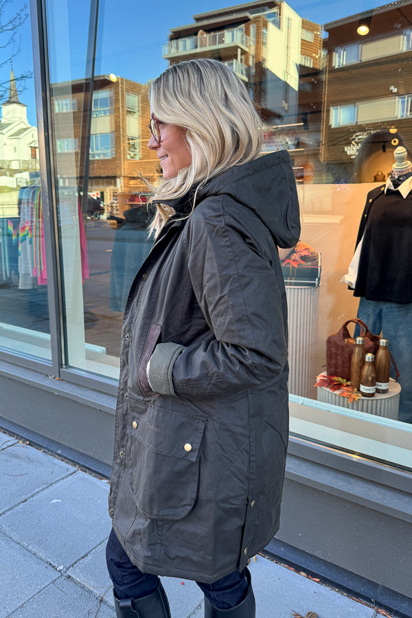 Bower Wax Jacket Olive