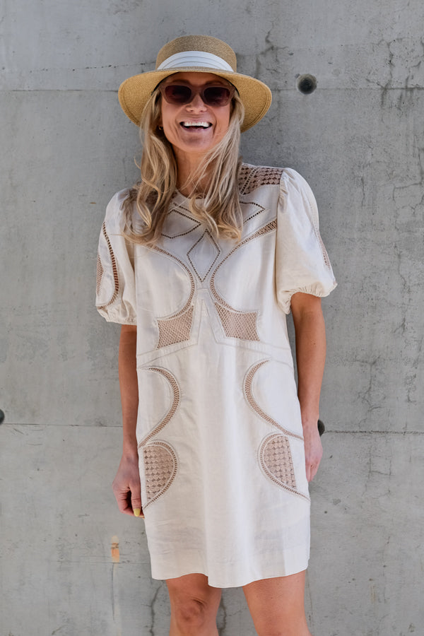 Clea Dress Beige