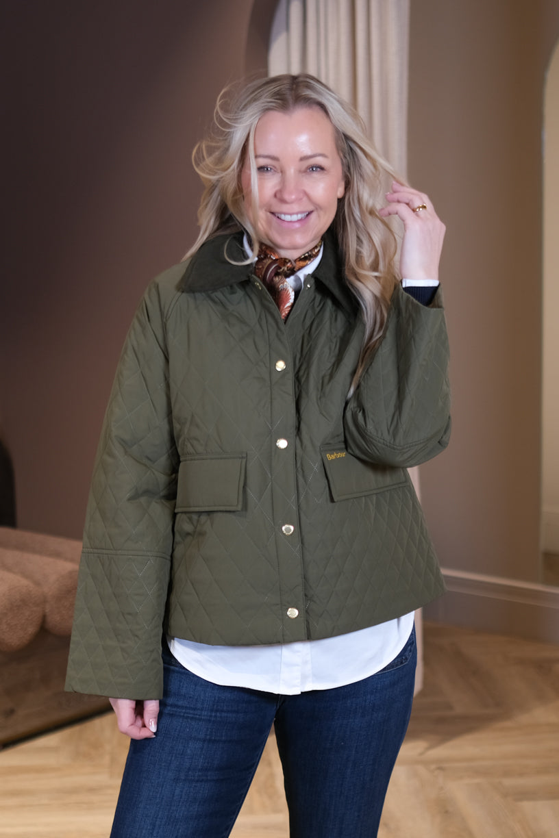 Kirby Quilt Jacket Olive