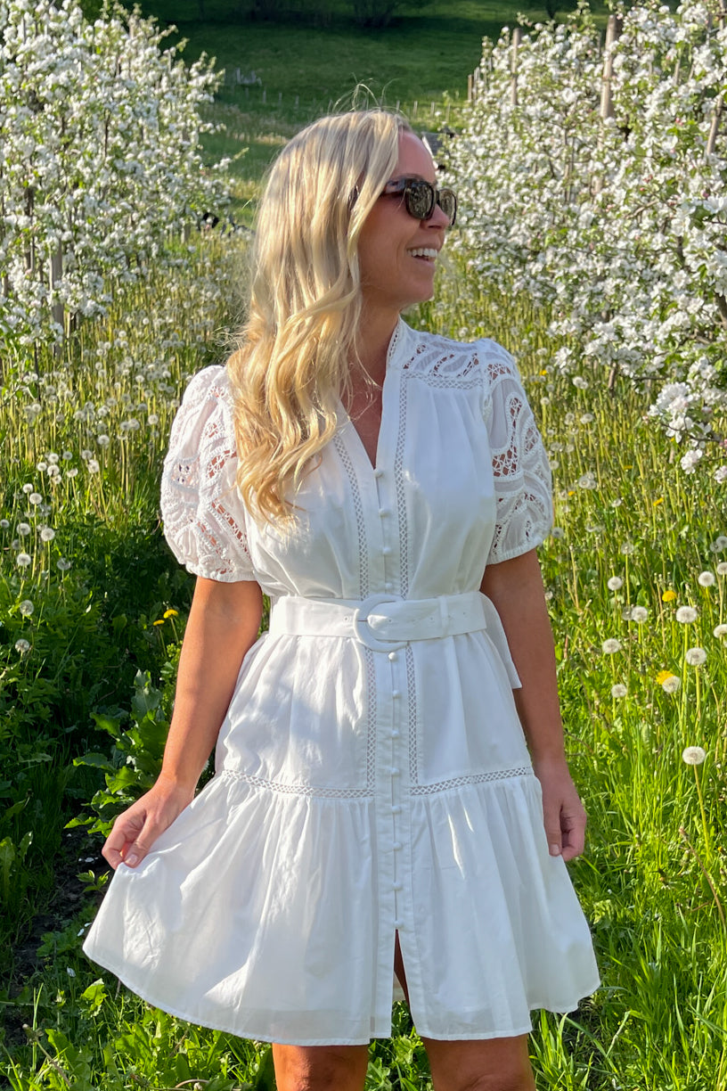 Catleya Dress Blanc Casse
