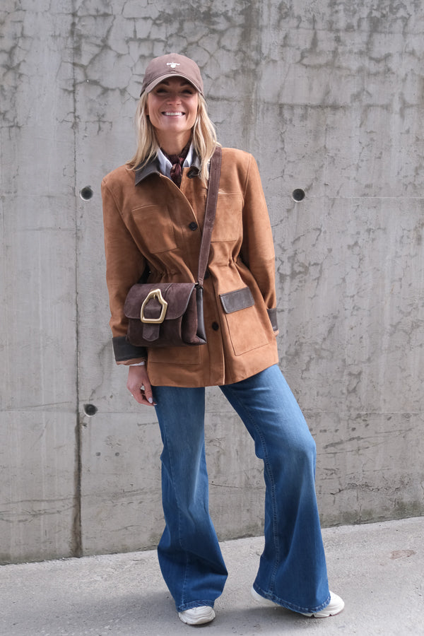 Bruna Goat Suede Mousse