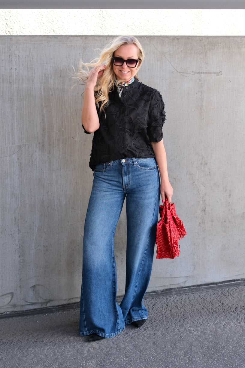 Seena Short Sleeve Shirt Black