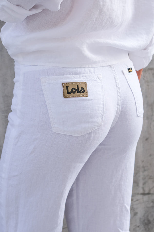 Culotte Linen Pants White