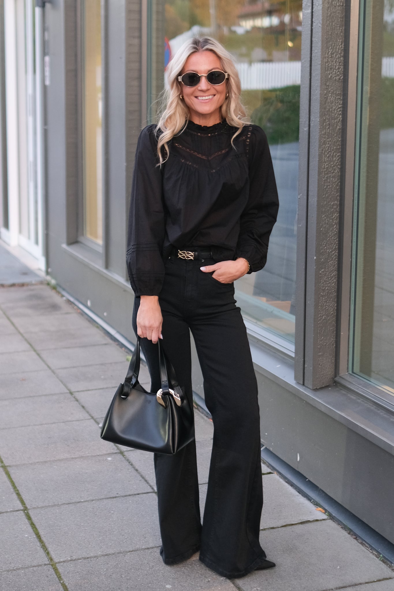 Reyna Blouse Black