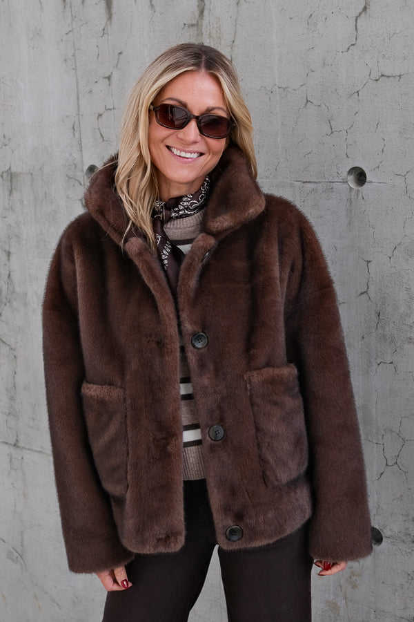Faje Faux Mink Choco