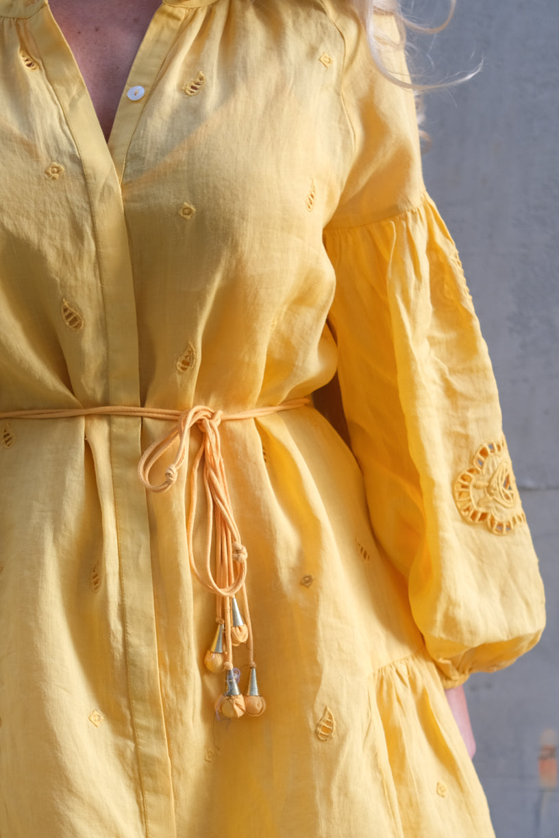 Lira Short Dress Warm Sun
